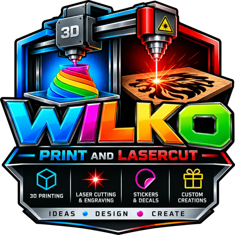 Wilko Print and Lasercut logo